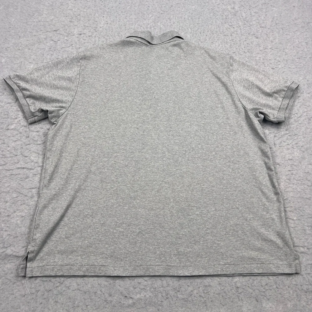 Polo Ralph Lauren Shirt Men's 2XB Gray Classic Flesh Pony Casual Cotton Knit Top